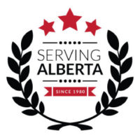 Serving Alberta badge