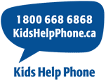Kids help phone badge