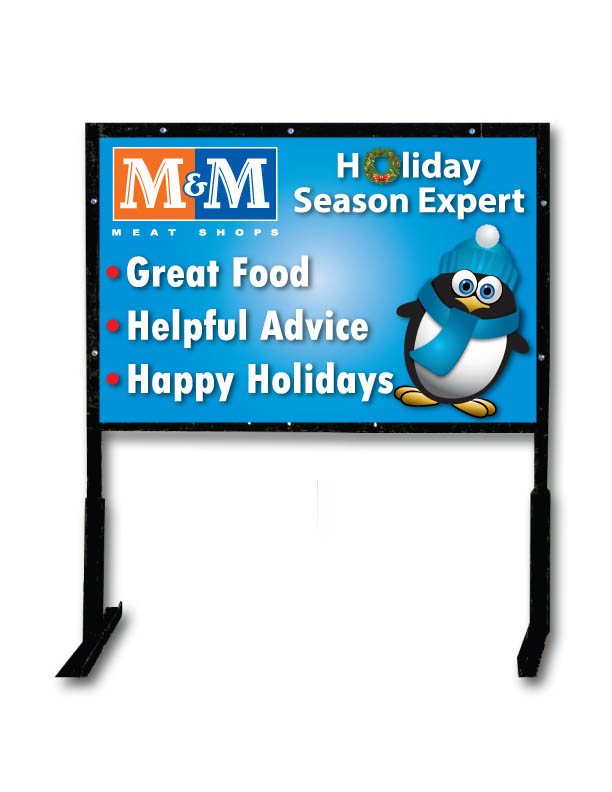 Seasonal business signage