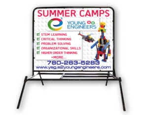 Edmonton non-profit portable sign