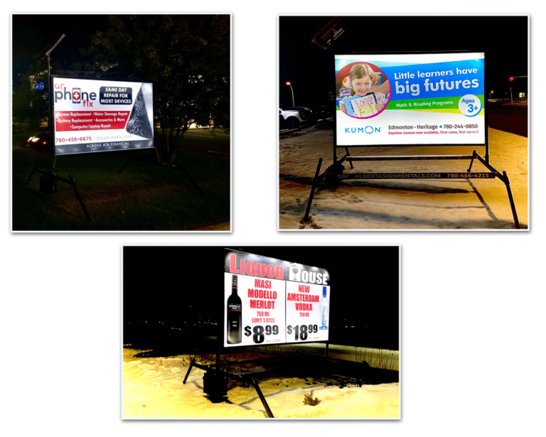 LED portable signs