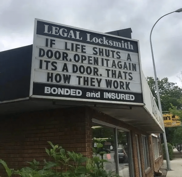 Locksmith sign