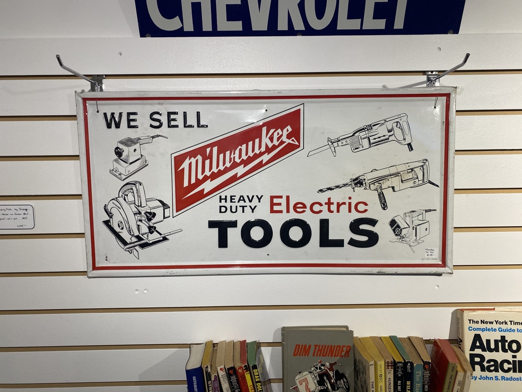 1950s Privilege sign for Milwaukee Tools