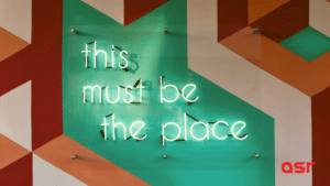 this must be the place neon sign
