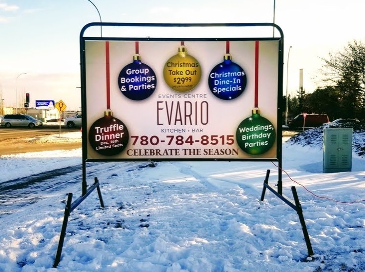 Seasonal signage