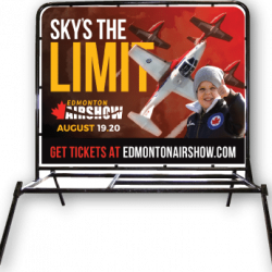 Edmonton non-profit portable sign